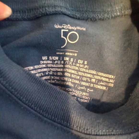 Disney world spirit Jersey 50th anniversary long sleeve unisex size small - Picture 4 of 7